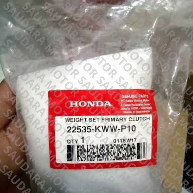 (100% ASLI ) Kampas Ganda Absolute Revo/Blade125 LUBANG BESAR EXEDY (22535-KWW-P10) Keren Bos