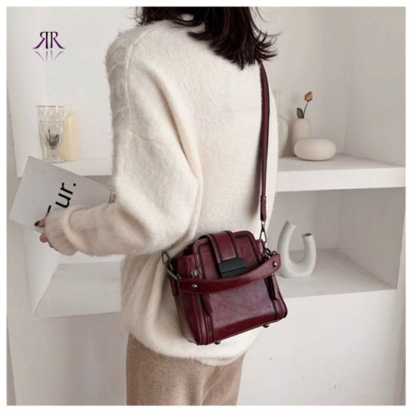 Taswanita/Tas Selempang Simple Elegan Casual Kecil/Tas Bahu Wanita Casual Fashion Wanita Import