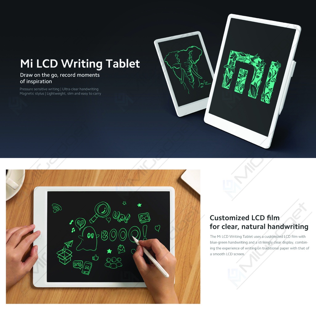 Xiaomi Mi LCD Writing Tablet 13.5&quot; - Tablet Anak Gambar 1 Warna