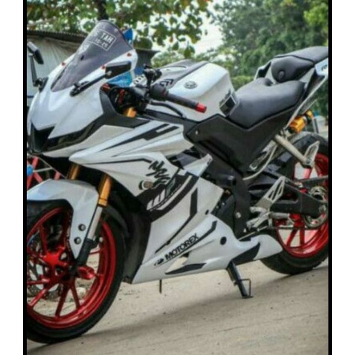 STIKER DECAL R15 V3 stiker full body simple putih