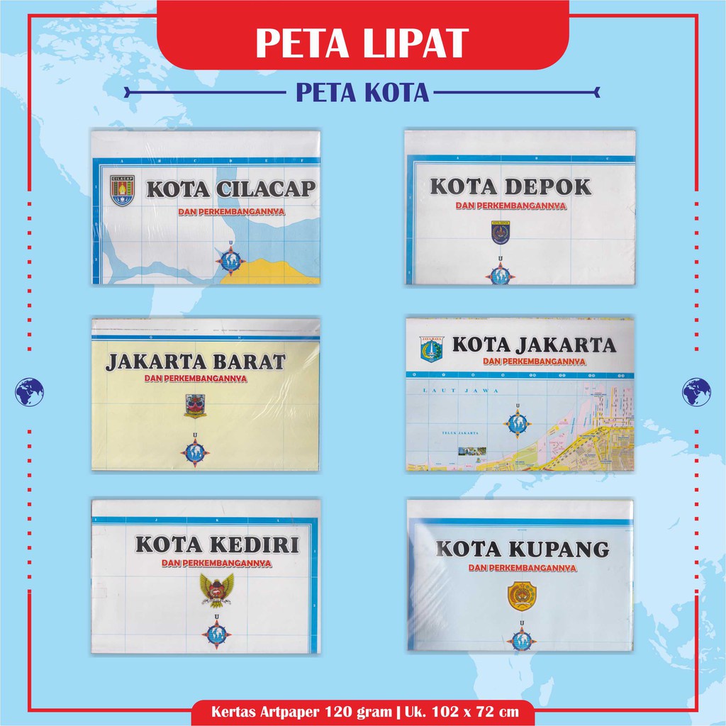 

Peta Kota : Kota Cilacap / Kota Depok / Kota Jakarta Barat / Kota Jakarta / Kota Kediri / Kota