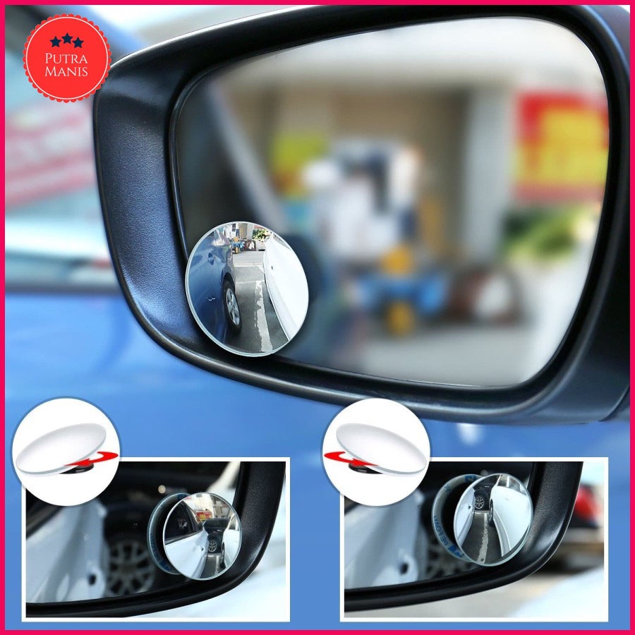 Kaca Spion Blindspot Mirror Mobil Motor Wide Angle Adjustable 360 Blind spot Miror sepion