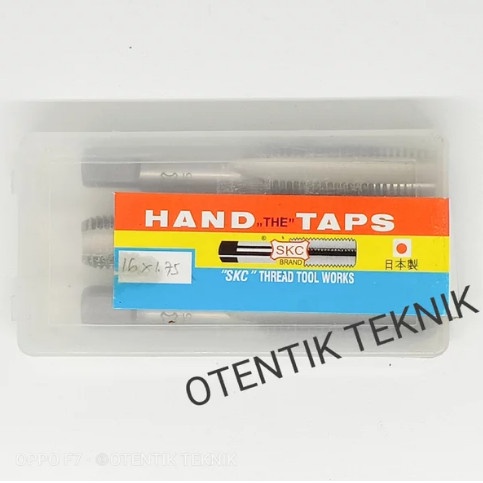 Handtap SKC M16X1.75 - HAND TAP SKC M 16 X 1,75 - Alat Mata Tap 16MM X 1.75