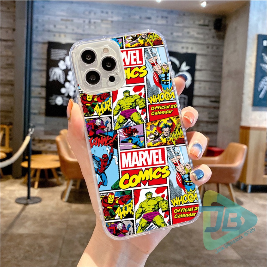 SOFTCASE BENING COMICS MARVEL OPPO VIVO XIAOMI SAMSUNG REALME IPHONE INFINIX ALL TYPE JB5945