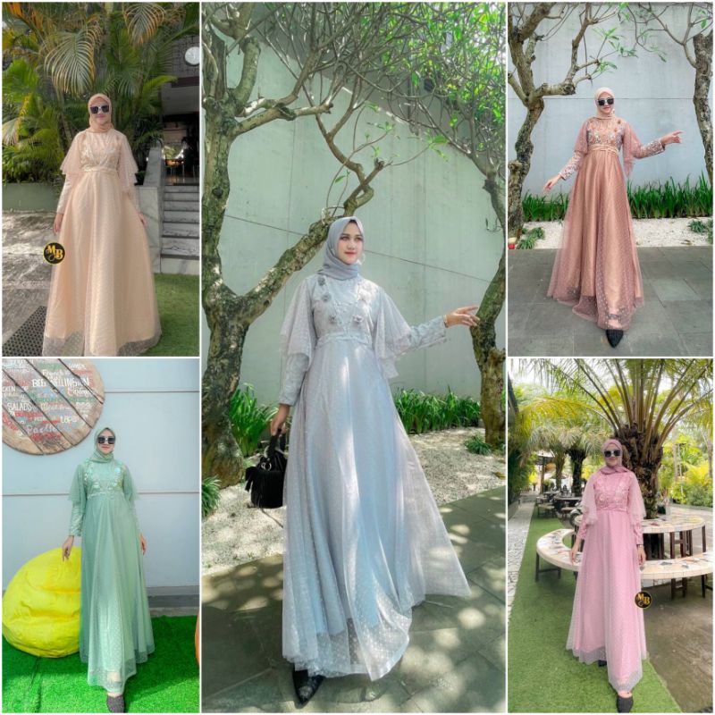 SEROJA DRESS / GAMIS BROKAT SEROJA / GAMIS BROKAT STANDAR & JUMBO