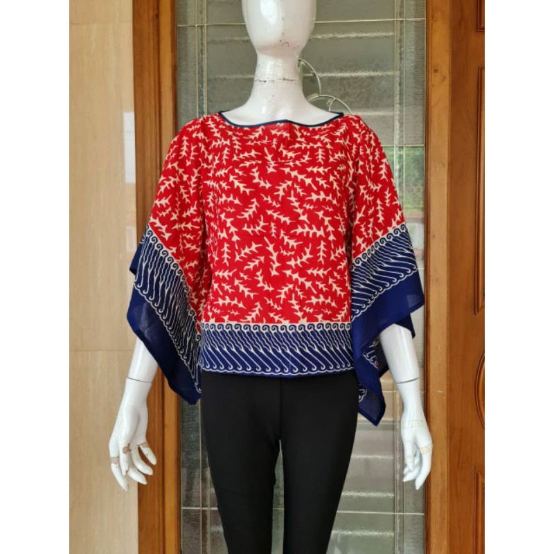 Atasan Batik Kelelawar Blouse Batik Modern Shopee Indonesia