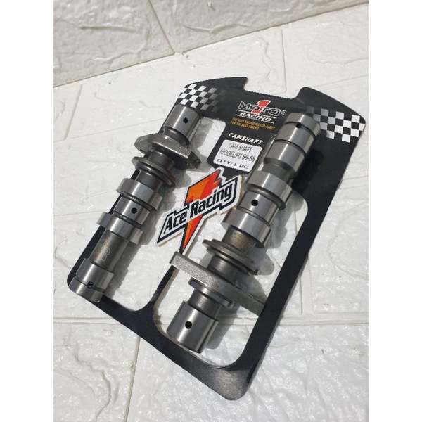 Noken as satria f moto 1 racing in ex bore up seher 66 piston 68 kem master cam fu 150 cc karbu rato