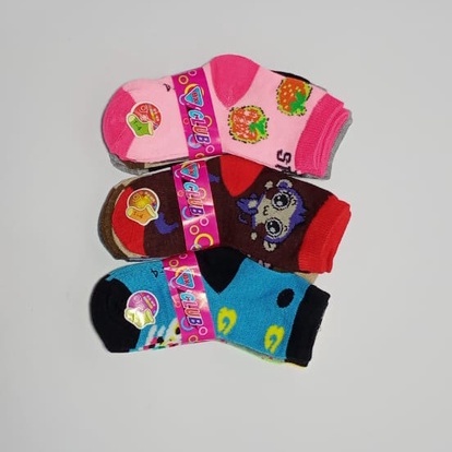 (4 Pasang) Kaos Kaki Anak Usia 1 - 4 Tahun