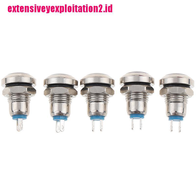 &lt; E2id &amp; &gt; Tombol Tekan mini 8mm Bahan metal