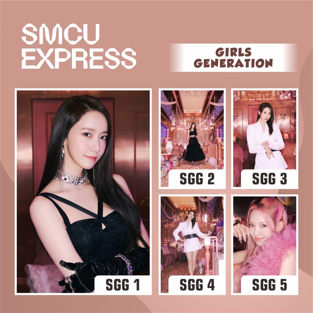 POSTER KPOP SMCU EXPRESS GIRLS GENERATION SNSD VERSION