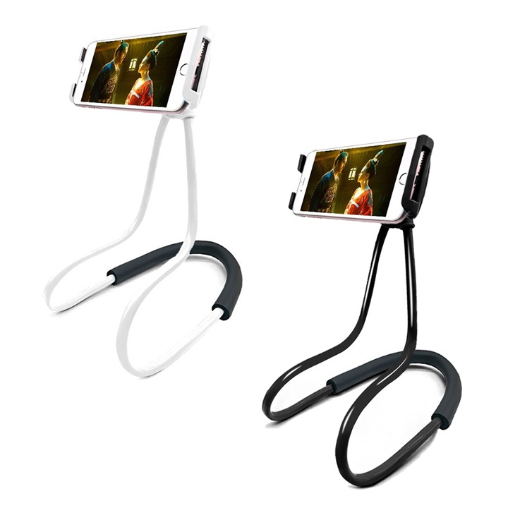 Lazy Neck / Holder HP Leher Jepitan Handphone  Stand Penahan Penyangga Nonton Drama Film Smartphone