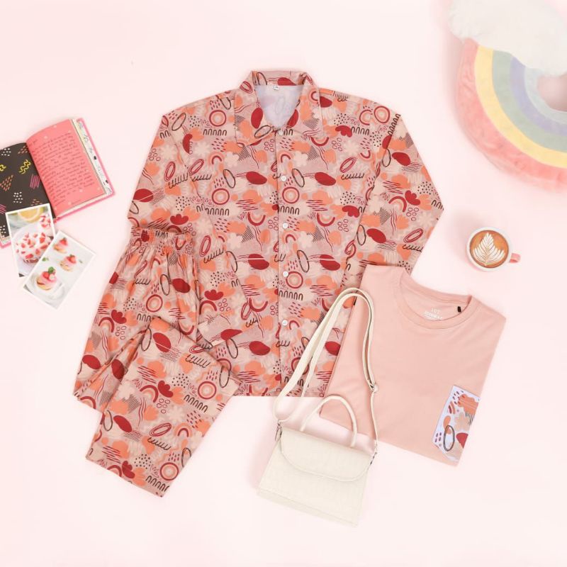 SETELAN 4in1 PREMIUM JOVANKA LABEL || SETELAN ANAK KEMEJA PANJANG CELANA PANJANG BONUS KAOS PENDEK S