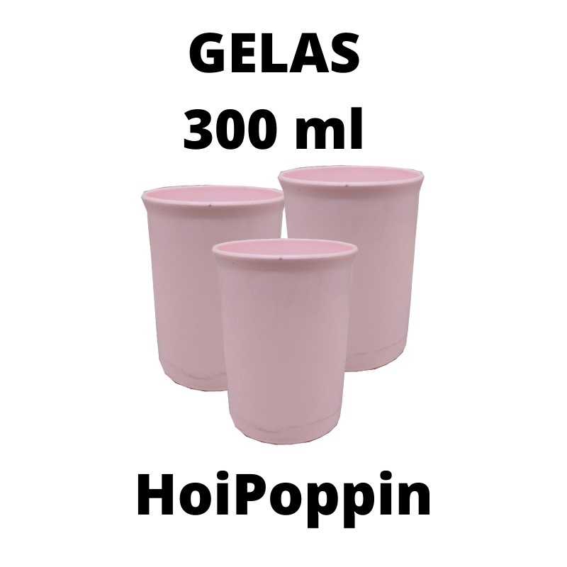 HPP - GELAS 300 ml - GELAS PINK - GELAS PLASTIK - GELAS WARNA - GELAS PASTEL - GELAS LUCU - GELAS KECIL - GELAS PLASTIK MURAH - GELAS MINIHAOS