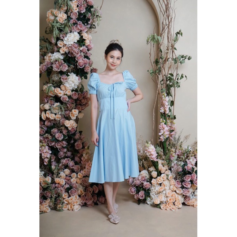 Emilie beloved Yejin Dress Bluegray (discount)