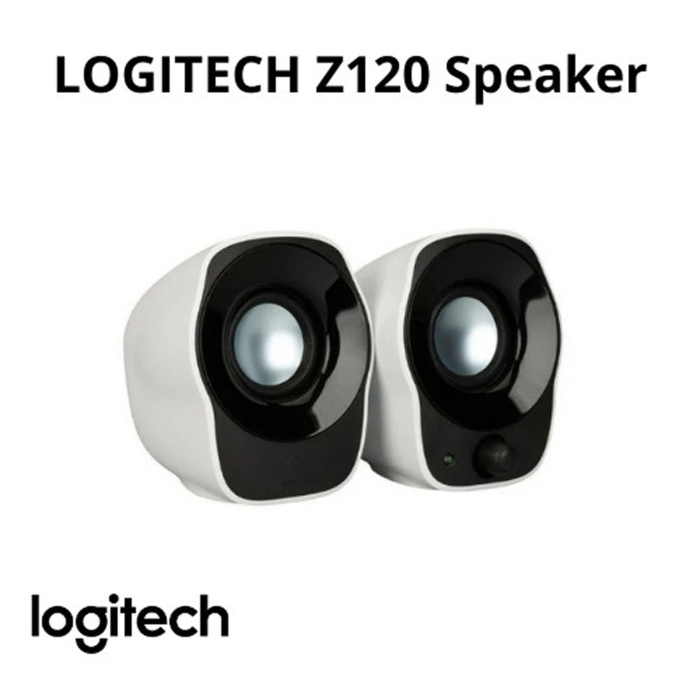 Logitech Compact Stereo Speaker - Z120 - White