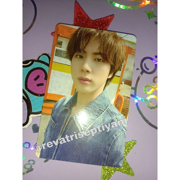 BTS JIN POB BUTTER PHOTOCARD