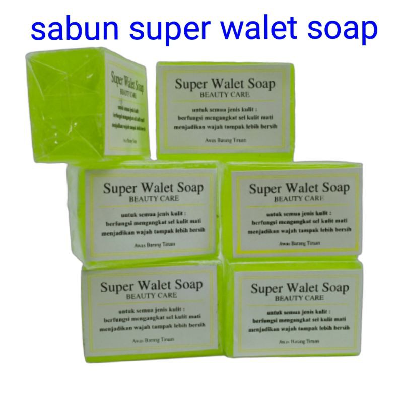 Lusinan // Sabun Super Walet Soap Hijau