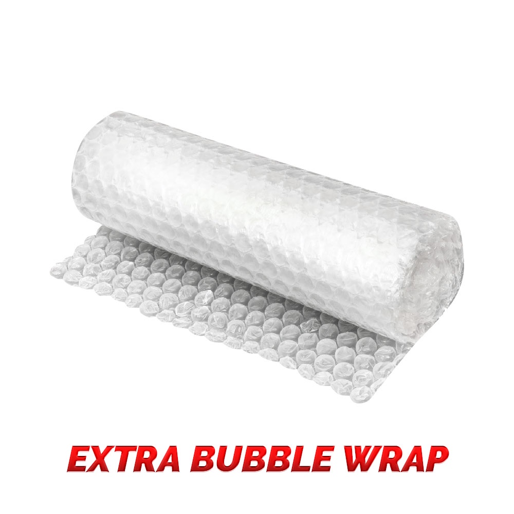 EXTRA BUBBLE WRAP PACKING paket lebih aman pengiriman jarak jauh