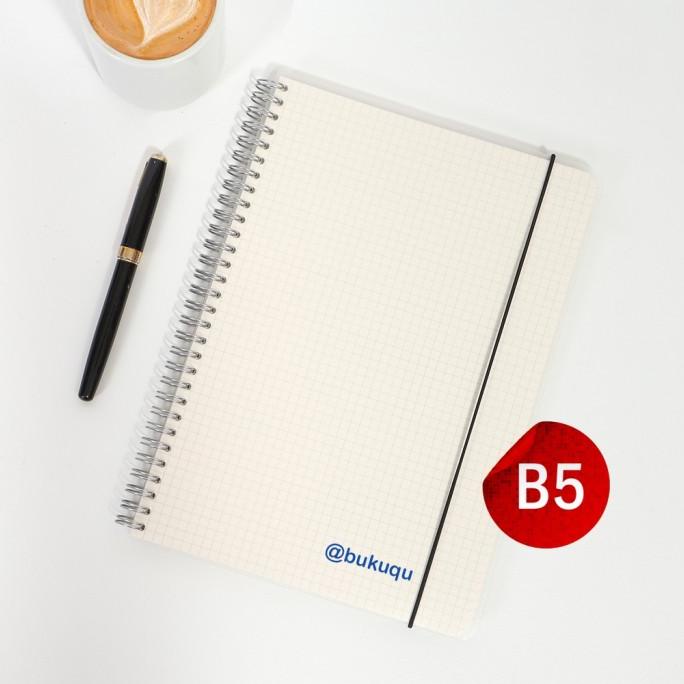 

Notebook Spiral DOT/GRID B5 by Bukuqu