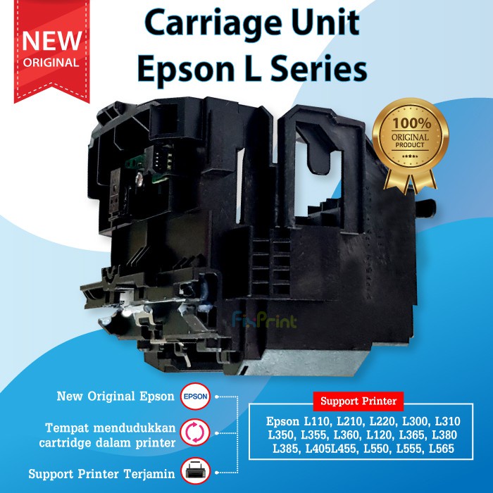 Carriage Unit Epson L110 L210 L220 L300 L310 L350 L355 L360 L120 L365 L380 L385 L405 L455 L550 L555