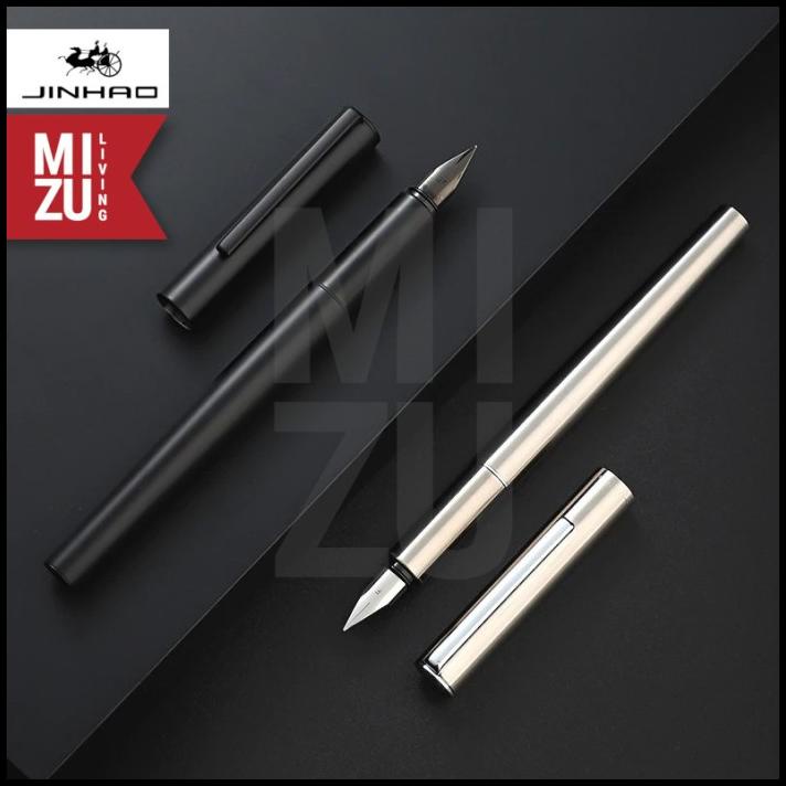 

Heaven | Jinhao 35 Sleek Full Metal Fountain Pen Stainless Steel Iridium Nib