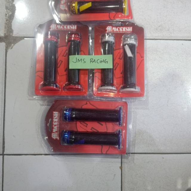 Grip modish jalu cnc universal mio beat vario scoopy genio vixion cb r15 ninja nmax aerox byson soul