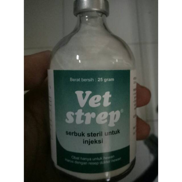 Antibiotik serbuk injeksi Vet Strep 25