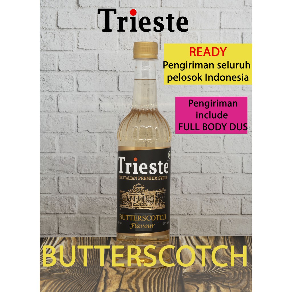 

Trieste syrup rasa butterscotch