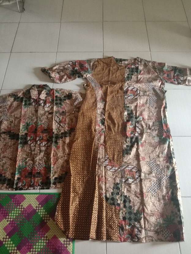 Couple Batik Gamis Jumbo//couple Batik Pekalongan