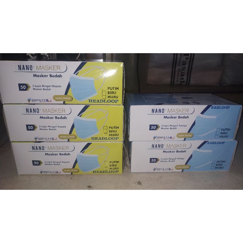 Masker Nano Hijab (Masker Bedah , Masker medis)