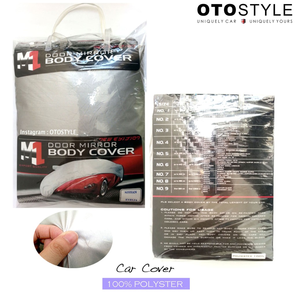 Car Cover/Selimut sarung Mobil Grand Avanza Xenia 2015 water repeller