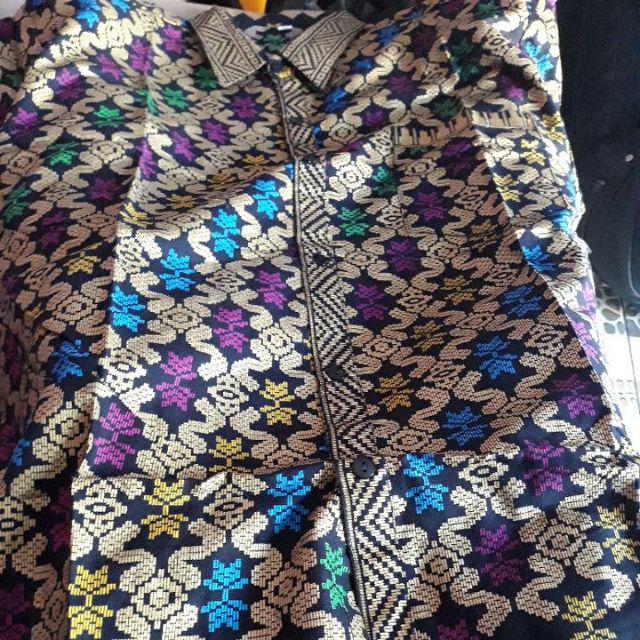 Qnunbatik Sarimbit/couple Batik Rok N Blus Thalita Prodo Hitam