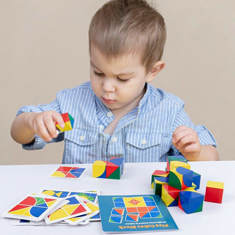 Mainan Edukasi Puzzle Pixy Cubes Block