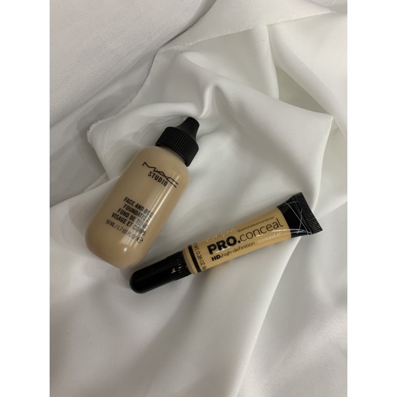 Mac studio face and body foundation Pro conceal la girl concealer