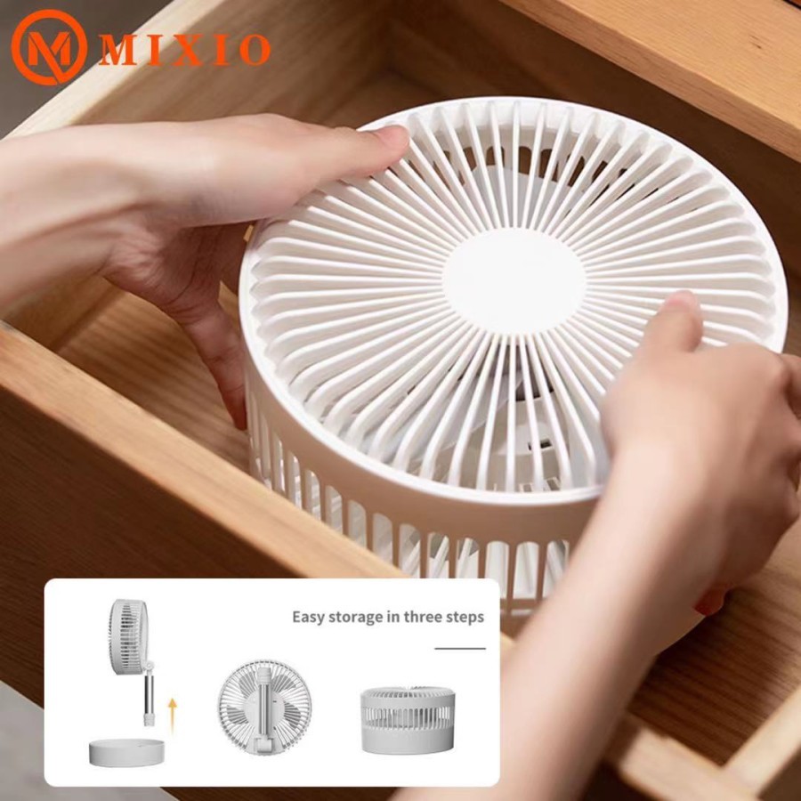 MIXIO F4E Kipas angin Fan portable stand Cooling Fan lipat meja