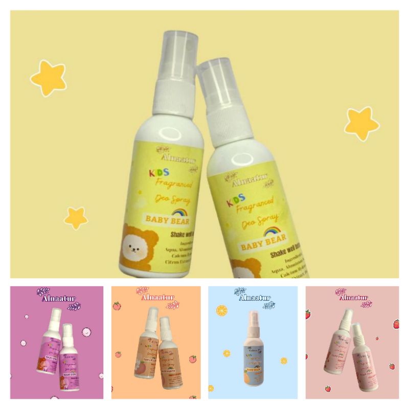 Deodorant Spray Tawas Anak dan Remaja paket Reseller isi 10