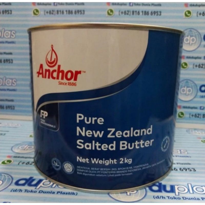 

Mentega Anchor Pure New Zealand Salted Butter 2 kg