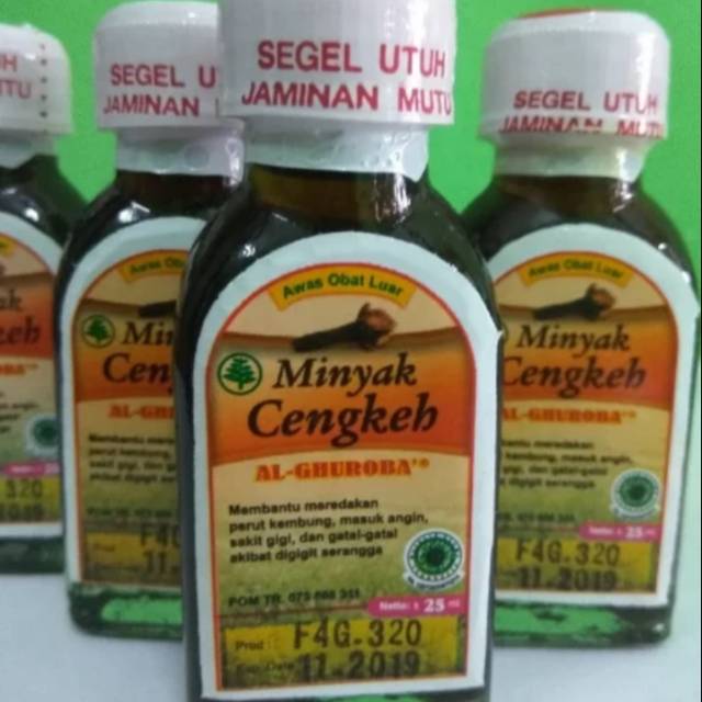 Minyak Cengkih Al Ghuroba 25 Ml Cengkeh Sakit Gigi Gatal Gatal Digigit Nyamuk Urut Pijat Shopee Indonesia