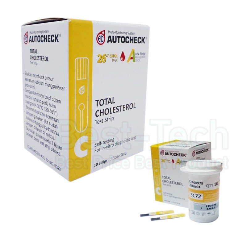 Strip Kolesterol Autocheck Test Strip Blood Cholesterol