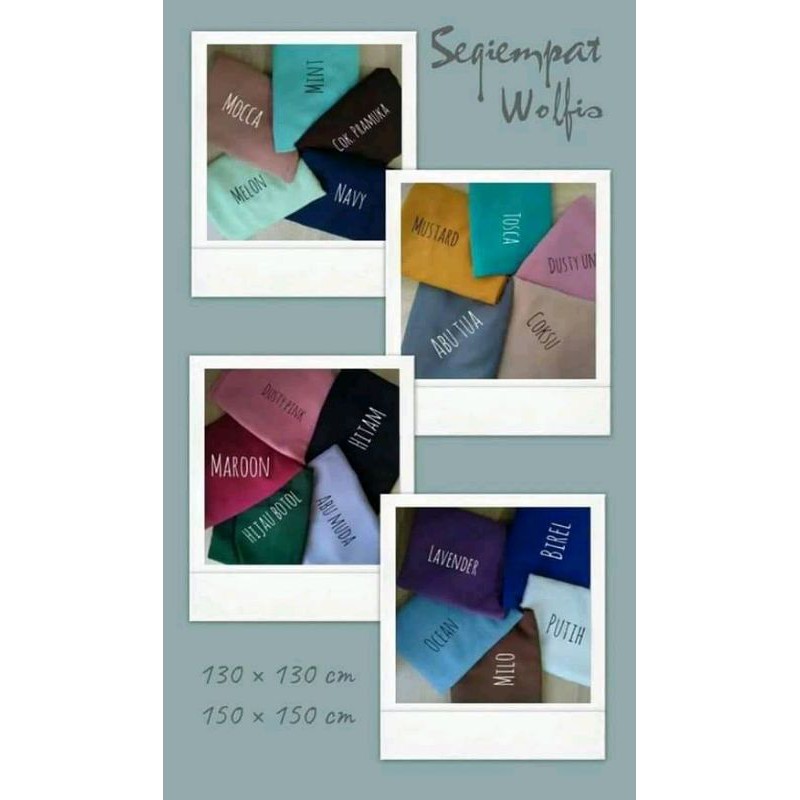 jilbab segiempat wolfis