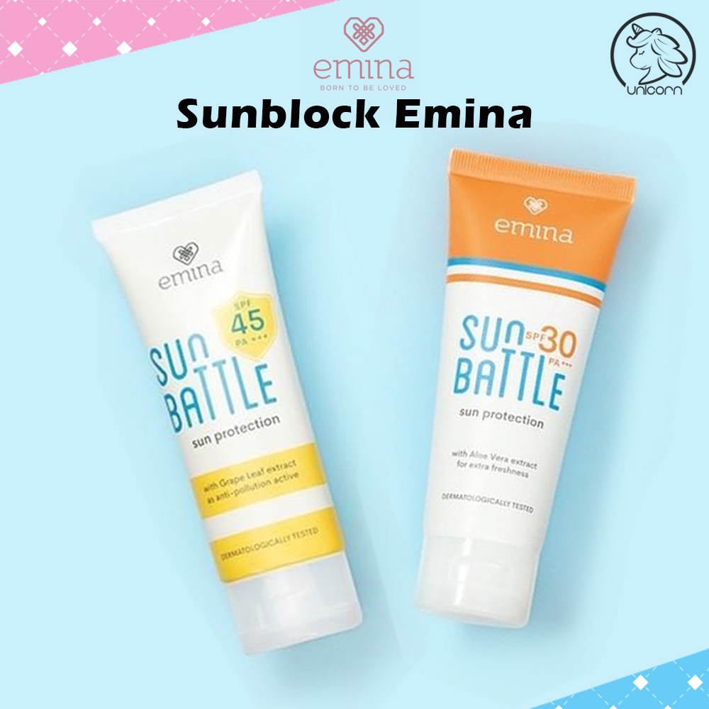EMINA Sun Battle Sun Protection SPF 30 | Sunblock Emina SPF 30