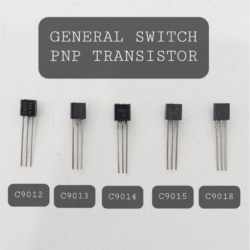 General Switch PNP Transistor C9012 C9013 C9014 C9015 C9018