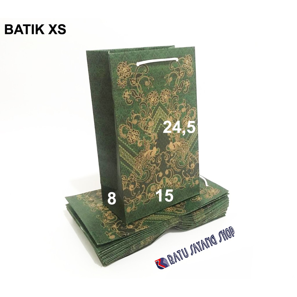 

TAS PAPER BAG BATIK XS (15 X 8 X 24,5)