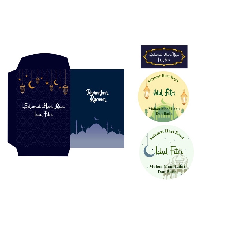 

Amplop Lebaran, Kartu Ucapan, Stiker