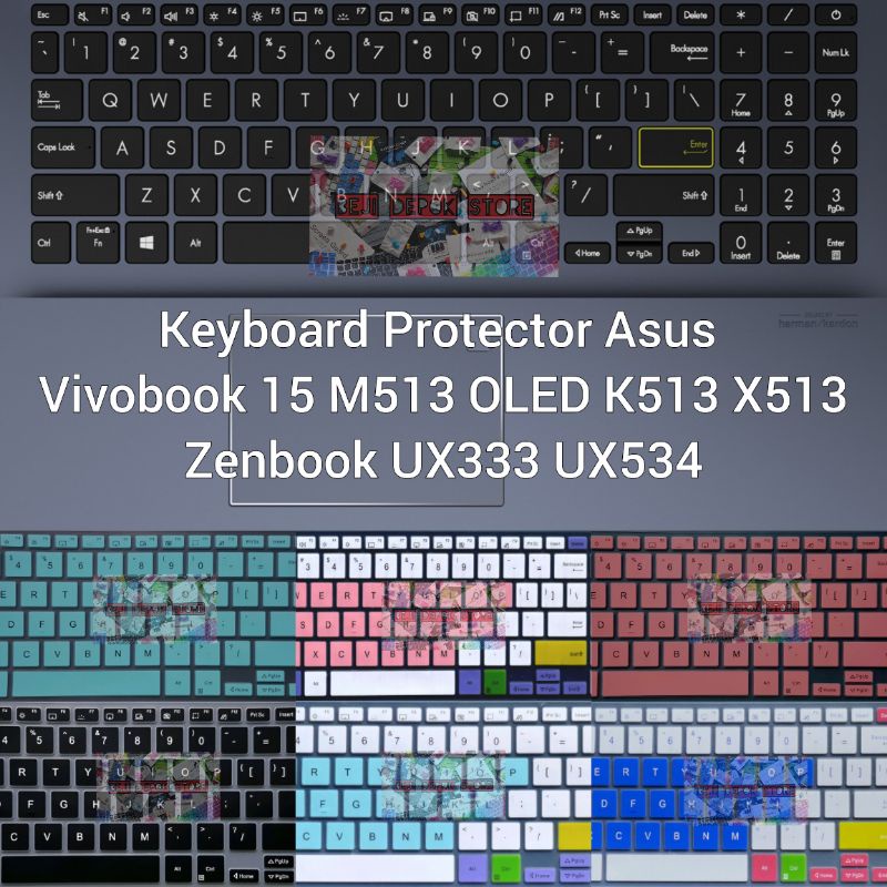 keyboard Protector Asus Vivobook Ultra S15 M513 OLED M533 K513 X513 S5600 Zenbook UX533