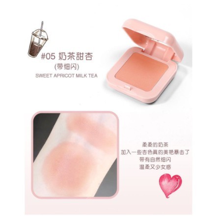 Lameila No.3042 Candy Natural Orange Rouge Blush 6 Color DJ 3042