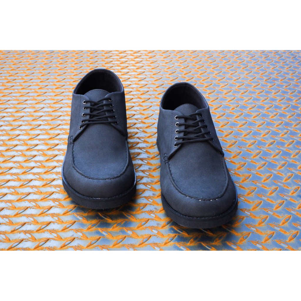 sepatu formal volkerfootwear / sepatu santai / sepatu kantor / garp black