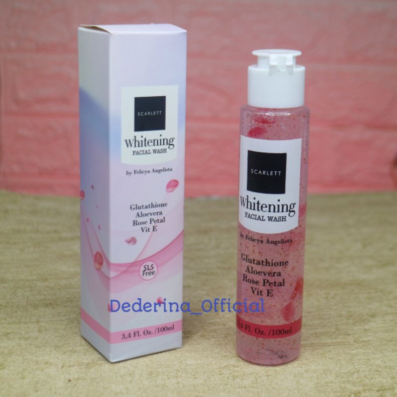Scarlett Facial Wash - Scarlett Whitening Facial Wash - Scarlett Whitening Paket