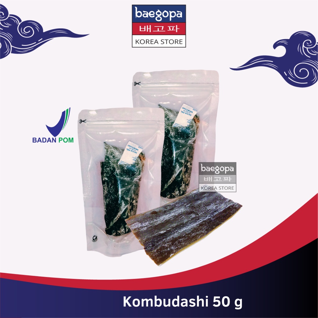 

KOMBU DASHI Konbu Dashima 50 g │ Kaldu Rumput Laut Import Kelp Kuah Miso Ramen Udonn.