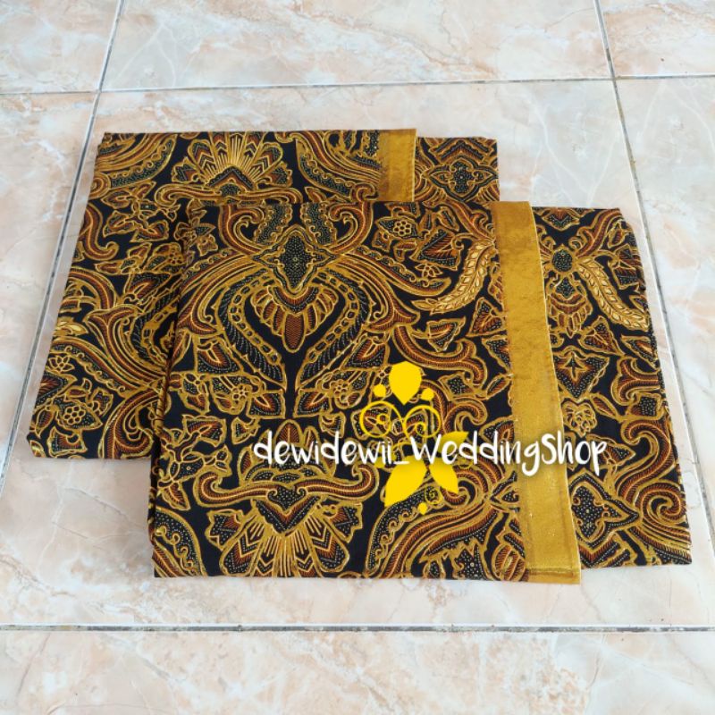 1set Jarik + Blangkon Pengantin Motif Pisang Bali